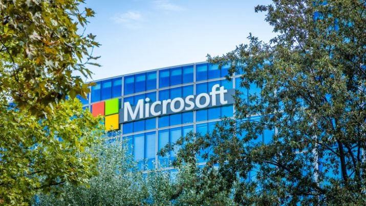 Fachada da Microsoft
