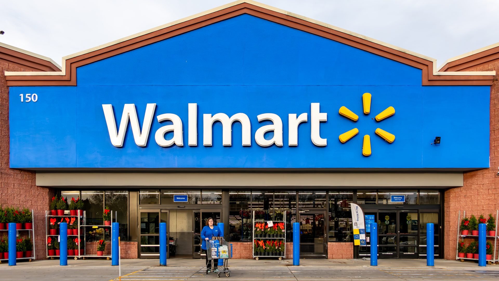 Fachada da varejista Walmart