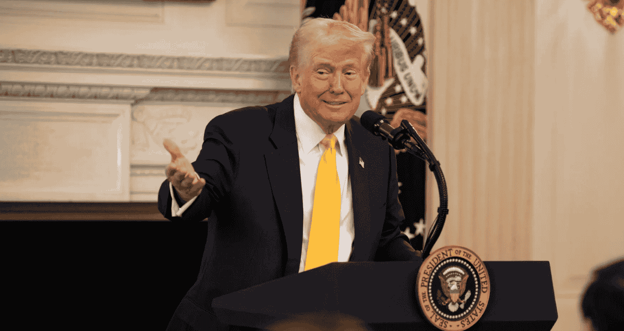 Trump em evento na Casa Branca